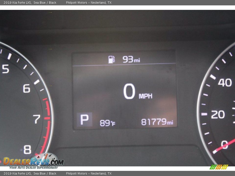 2019 Kia Forte LXS Sea Blue / Black Photo #14