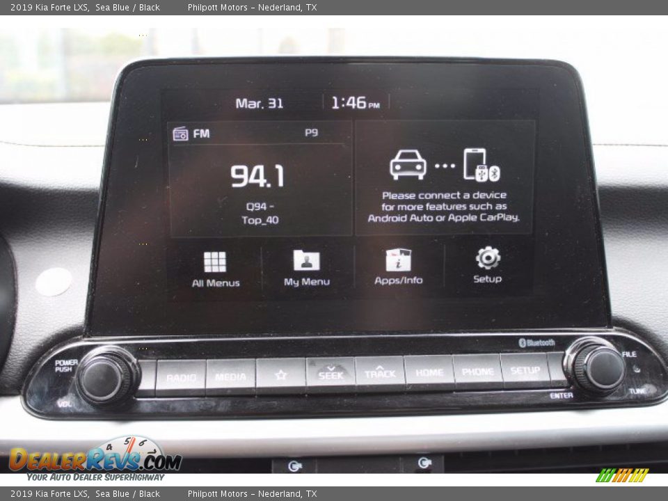 2019 Kia Forte LXS Sea Blue / Black Photo #15