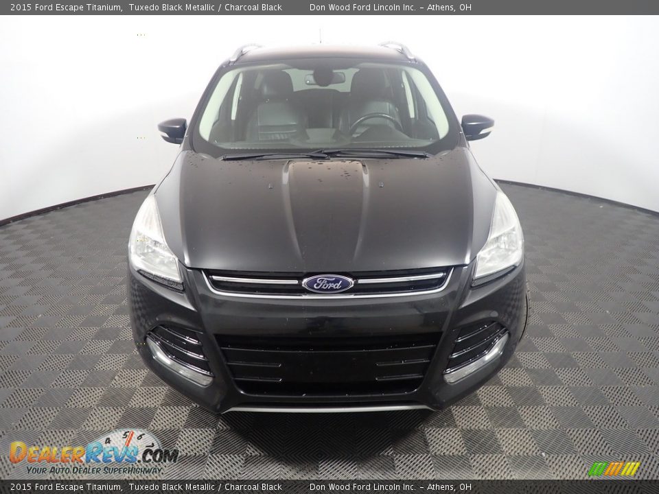 2015 Ford Escape Titanium Tuxedo Black Metallic / Charcoal Black Photo #6