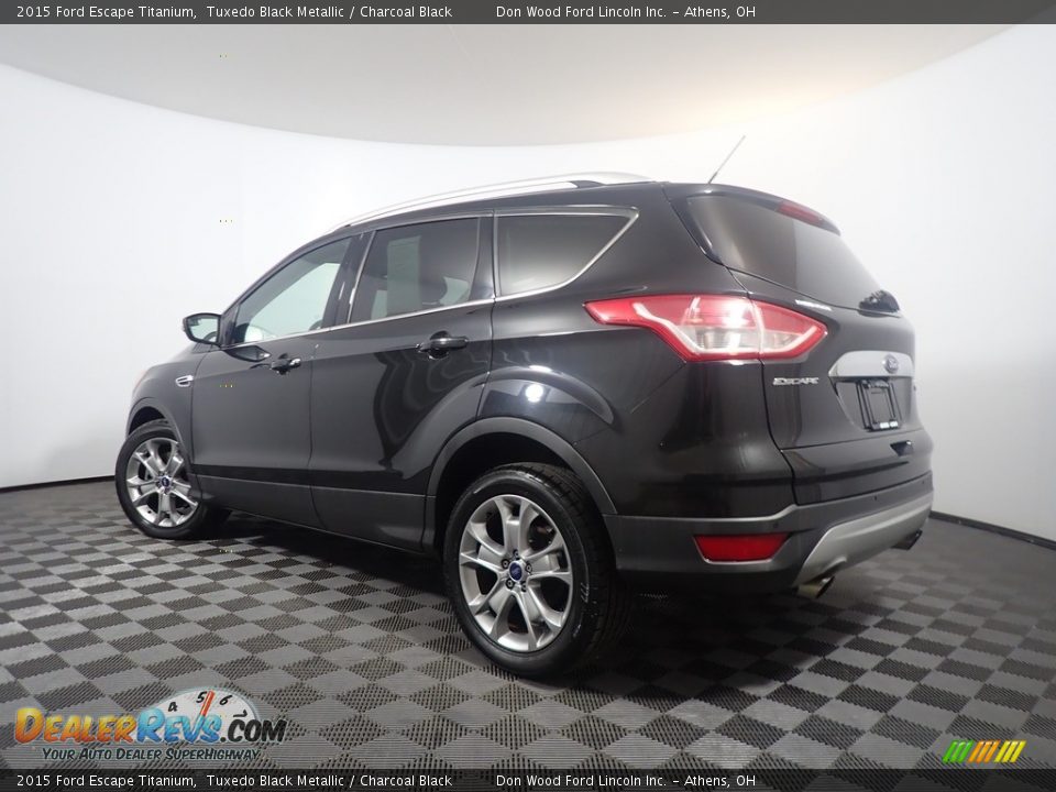 2015 Ford Escape Titanium Tuxedo Black Metallic / Charcoal Black Photo #12