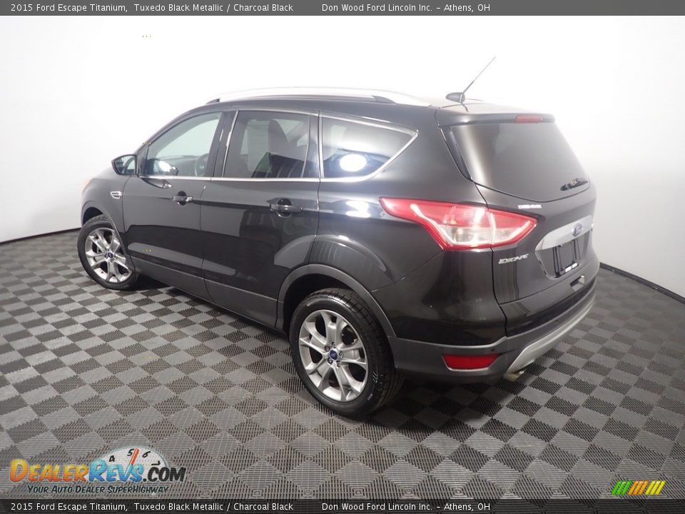 2015 Ford Escape Titanium Tuxedo Black Metallic / Charcoal Black Photo #13