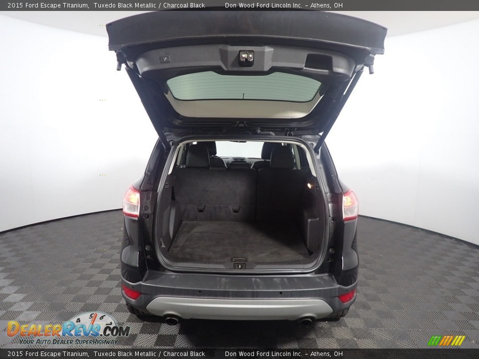 2015 Ford Escape Titanium Tuxedo Black Metallic / Charcoal Black Photo #15