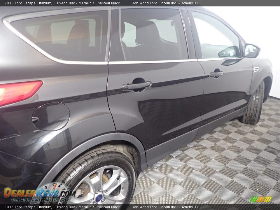 2015 Ford Escape Titanium Tuxedo Black Metallic / Charcoal Black Photo #21
