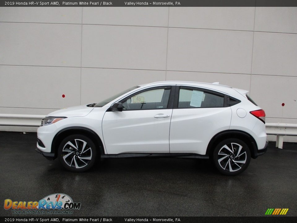 2019 Honda HR-V Sport AWD Platinum White Pearl / Black Photo #2