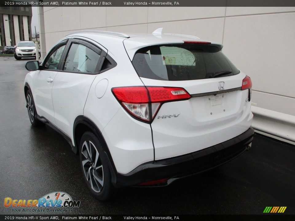 2019 Honda HR-V Sport AWD Platinum White Pearl / Black Photo #3