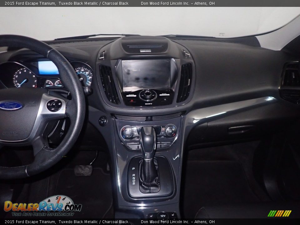 2015 Ford Escape Titanium Tuxedo Black Metallic / Charcoal Black Photo #29
