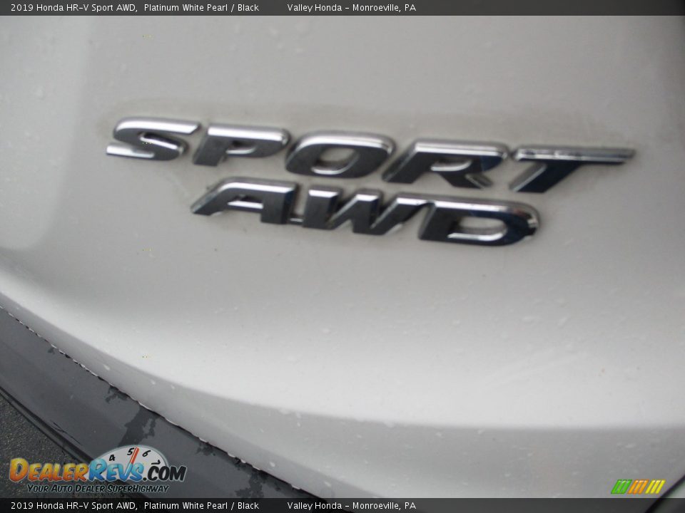 2019 Honda HR-V Sport AWD Platinum White Pearl / Black Photo #6
