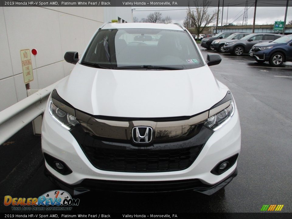 2019 Honda HR-V Sport AWD Platinum White Pearl / Black Photo #8