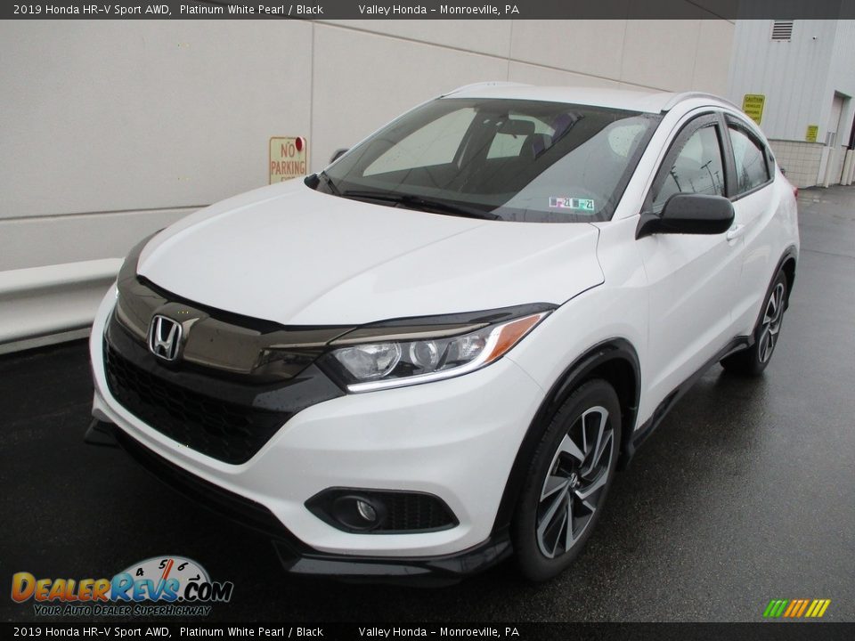 2019 Honda HR-V Sport AWD Platinum White Pearl / Black Photo #9