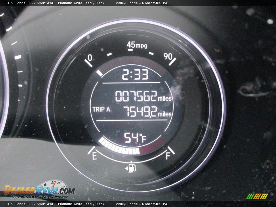2019 Honda HR-V Sport AWD Platinum White Pearl / Black Photo #20