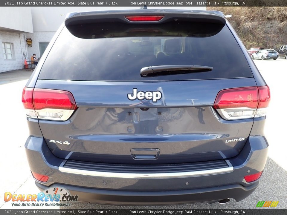 2021 Jeep Grand Cherokee Limited 4x4 Slate Blue Pearl / Black Photo #4