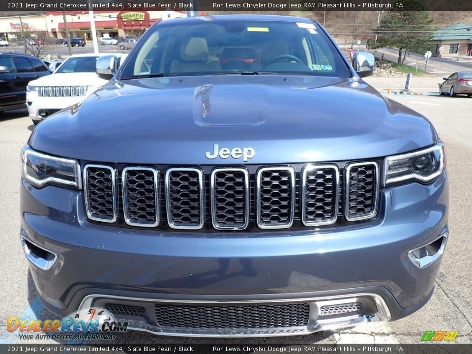 2021 Jeep Grand Cherokee Limited 4x4 Slate Blue Pearl / Black Photo #9