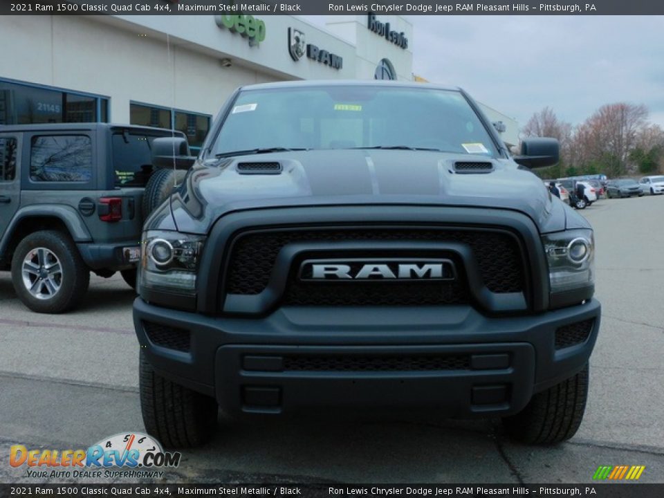 2021 Ram 1500 Classic Quad Cab 4x4 Maximum Steel Metallic / Black Photo #2