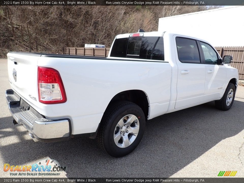 2021 Ram 1500 Big Horn Crew Cab 4x4 Bright White / Black Photo #5