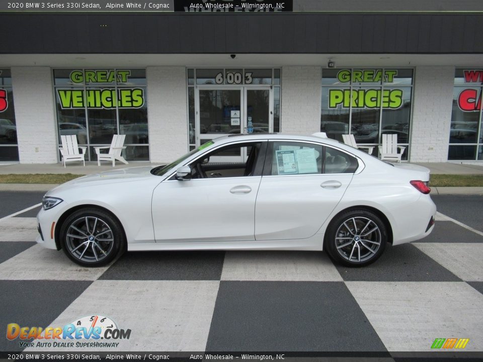 2020 BMW 3 Series 330i Sedan Alpine White / Cognac Photo #1