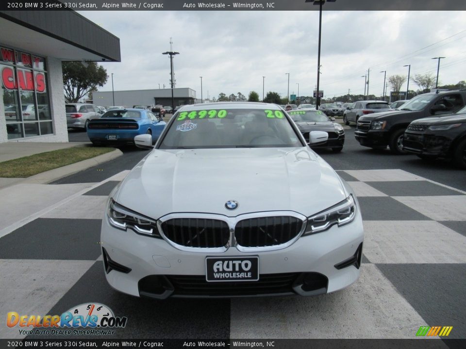 2020 BMW 3 Series 330i Sedan Alpine White / Cognac Photo #2