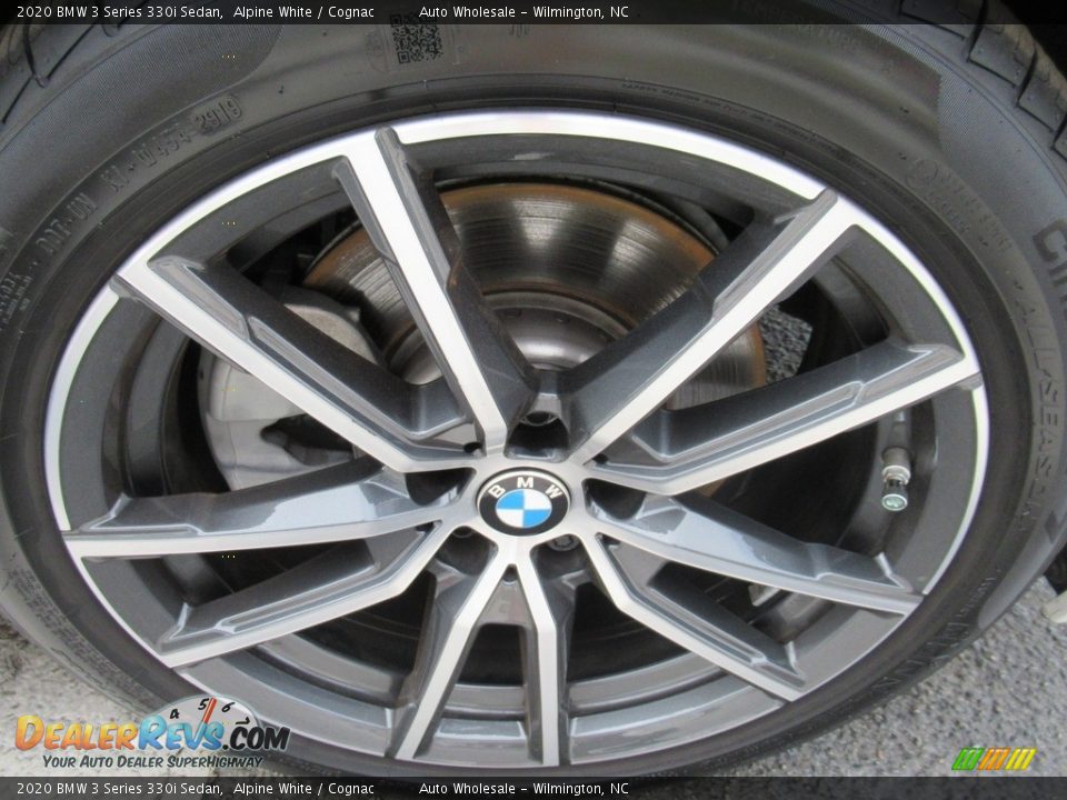 2020 BMW 3 Series 330i Sedan Alpine White / Cognac Photo #7