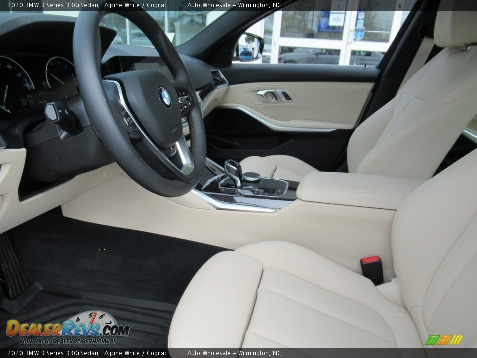 2020 BMW 3 Series 330i Sedan Alpine White / Cognac Photo #9