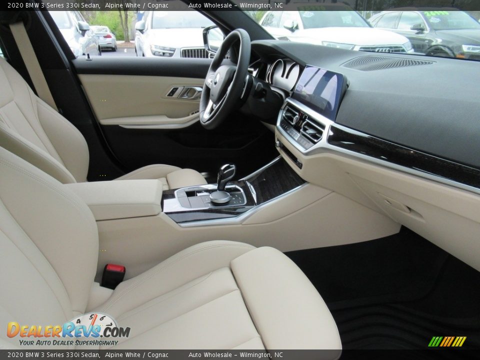 2020 BMW 3 Series 330i Sedan Alpine White / Cognac Photo #11