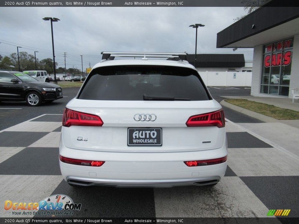 2020 Audi Q5 Premium quattro Ibis White / Nougat Brown Photo #4