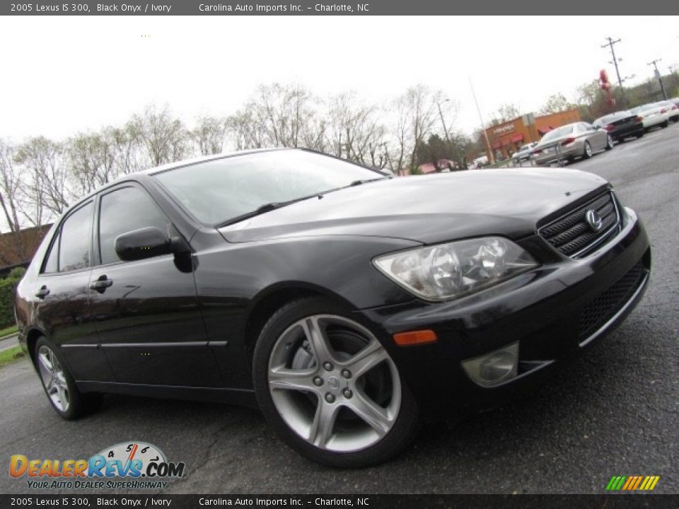 2005 Lexus IS 300 Black Onyx / Ivory Photo #1