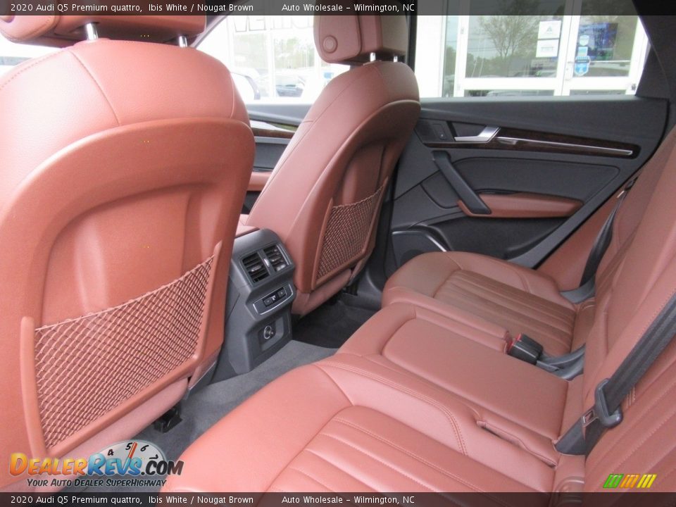 Rear Seat of 2020 Audi Q5 Premium quattro Photo #11