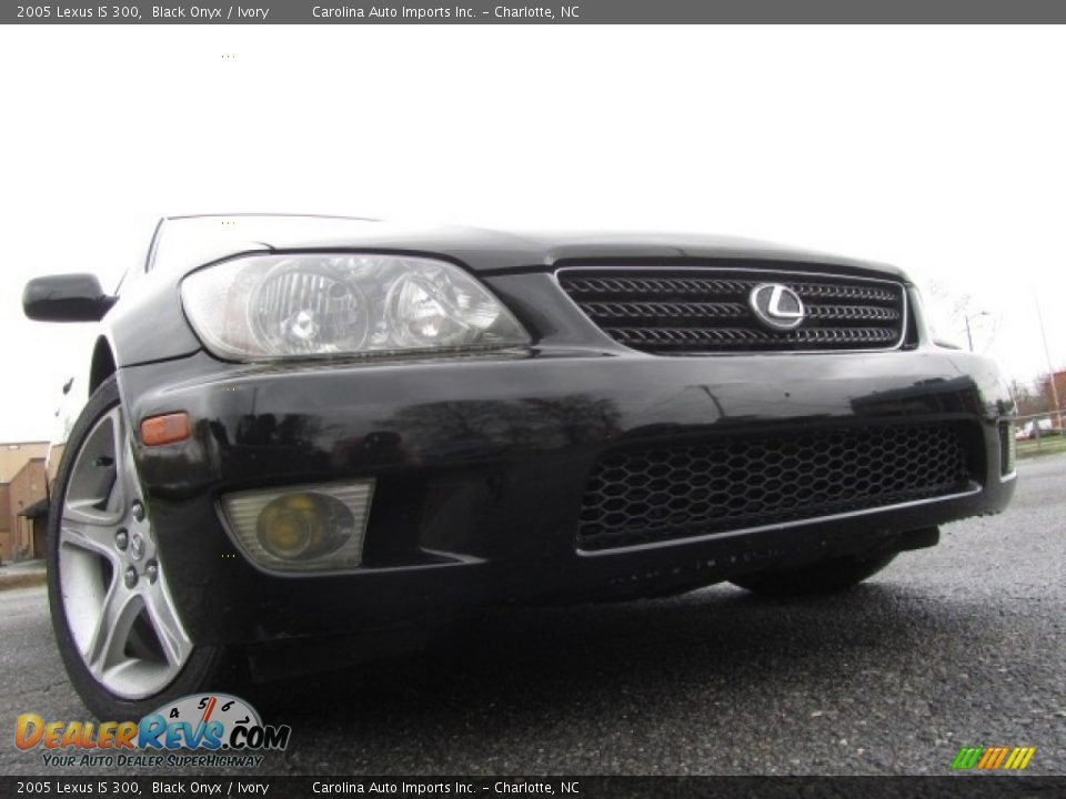 2005 Lexus IS 300 Black Onyx / Ivory Photo #2