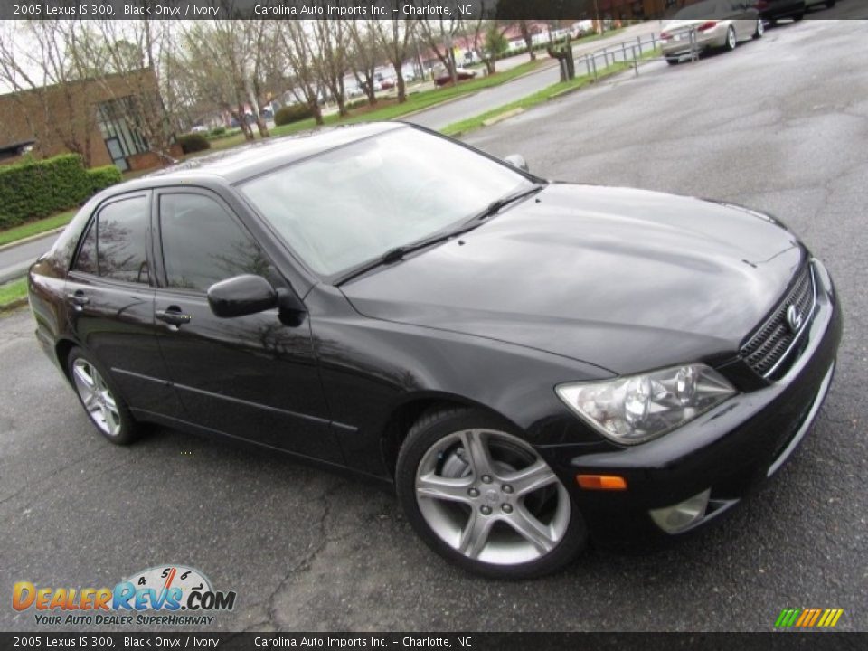 2005 Lexus IS 300 Black Onyx / Ivory Photo #3