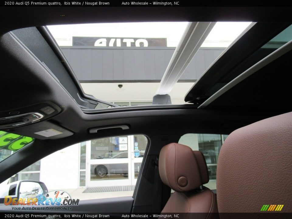 2020 Audi Q5 Premium quattro Ibis White / Nougat Brown Photo #14