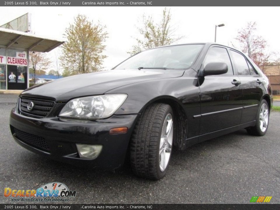 2005 Lexus IS 300 Black Onyx / Ivory Photo #6