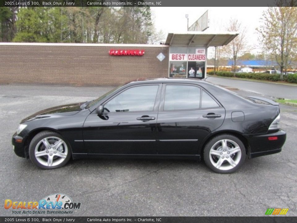 2005 Lexus IS 300 Black Onyx / Ivory Photo #7