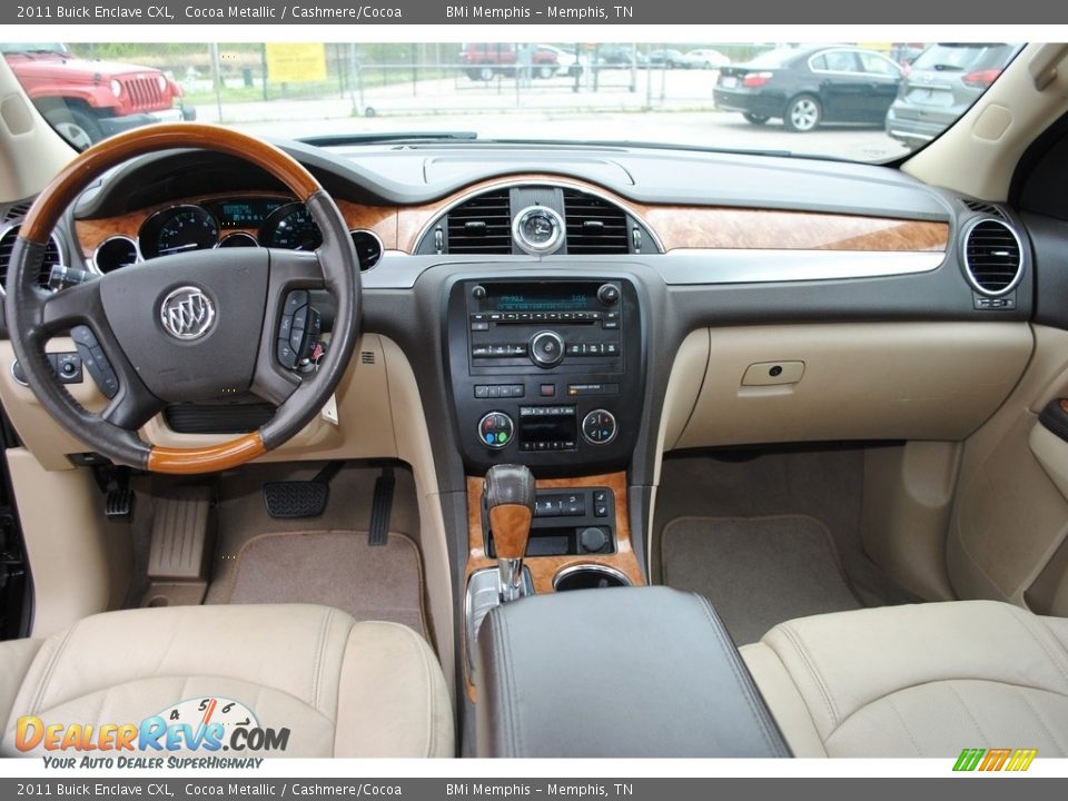 2011 Buick Enclave CXL Cocoa Metallic / Cashmere/Cocoa Photo #12