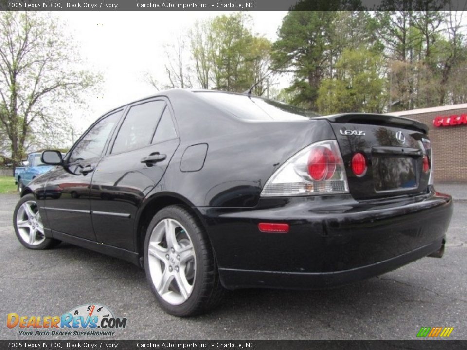 2005 Lexus IS 300 Black Onyx / Ivory Photo #8