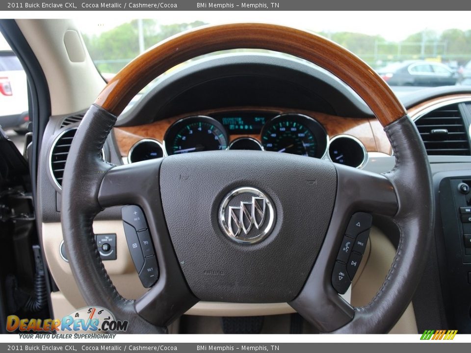 2011 Buick Enclave CXL Cocoa Metallic / Cashmere/Cocoa Photo #13