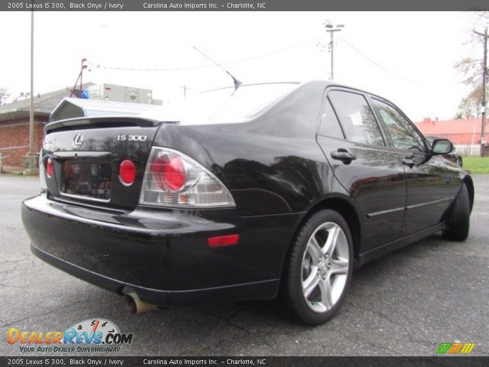 2005 Lexus IS 300 Black Onyx / Ivory Photo #10