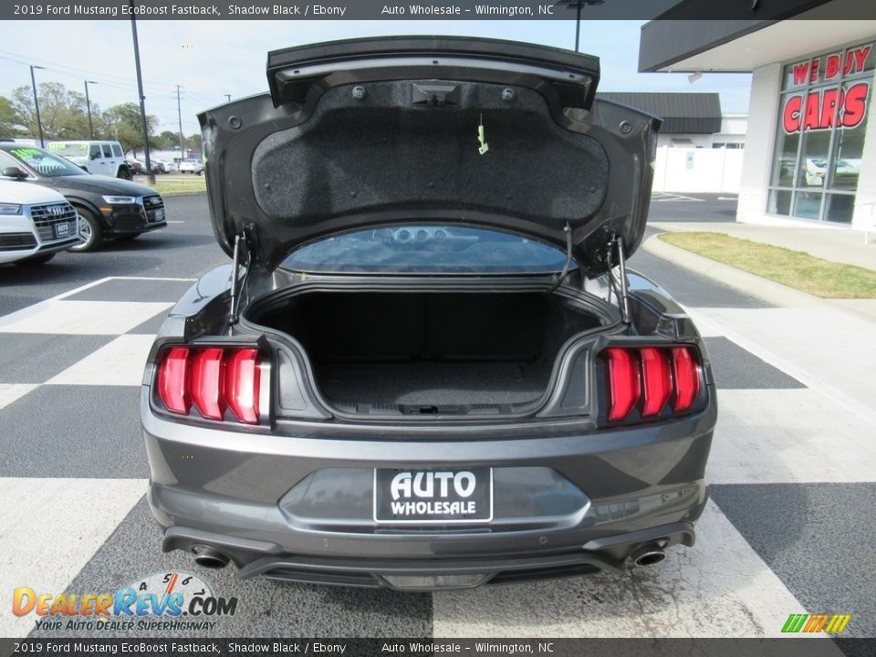 2019 Ford Mustang EcoBoost Fastback Shadow Black / Ebony Photo #5