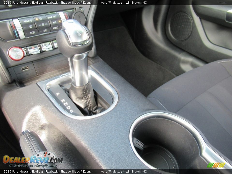 2019 Ford Mustang EcoBoost Fastback Shadow Black / Ebony Photo #18