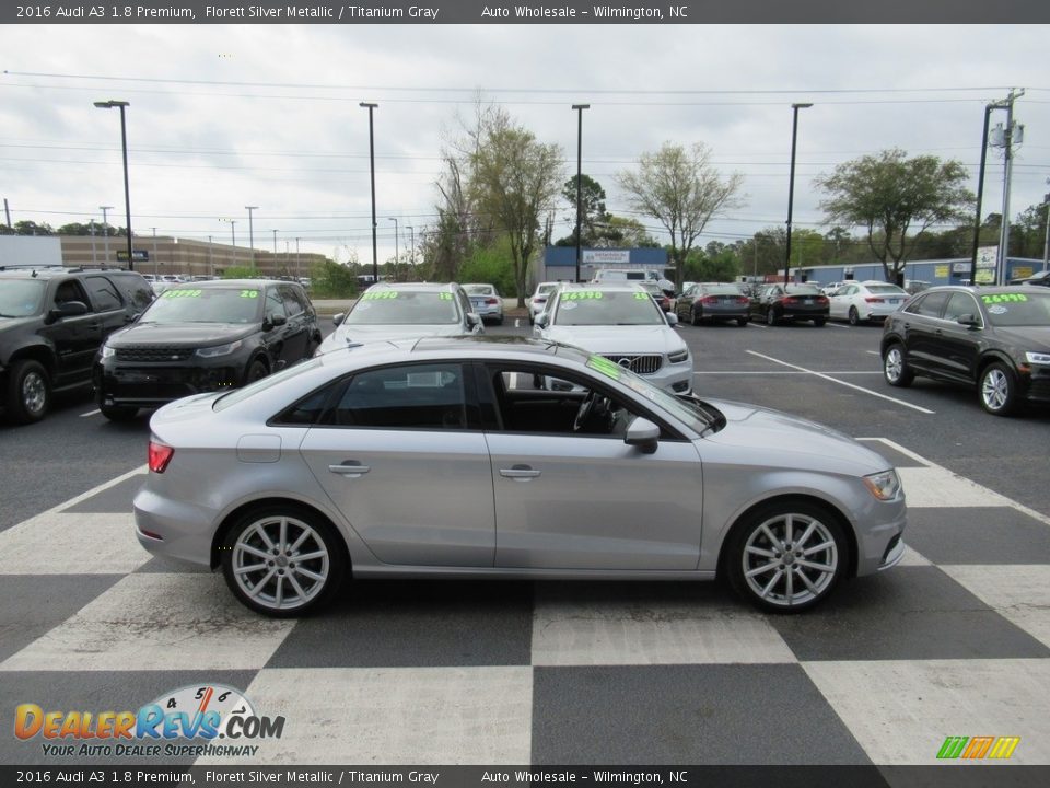 2016 Audi A3 1.8 Premium Florett Silver Metallic / Titanium Gray Photo #3