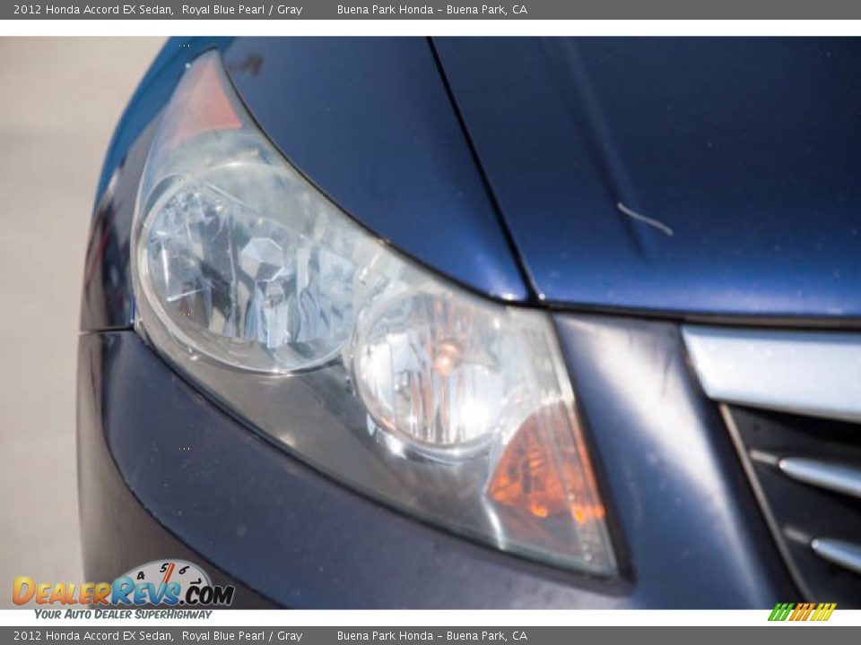 2012 Honda Accord EX Sedan Royal Blue Pearl / Gray Photo #8
