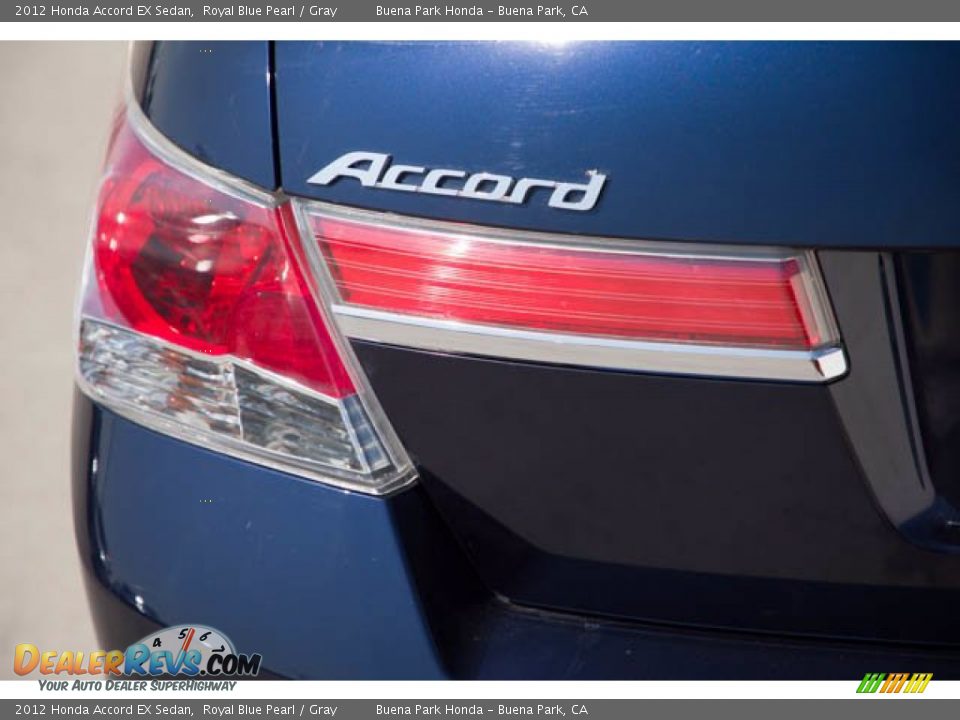 2012 Honda Accord EX Sedan Royal Blue Pearl / Gray Photo #12