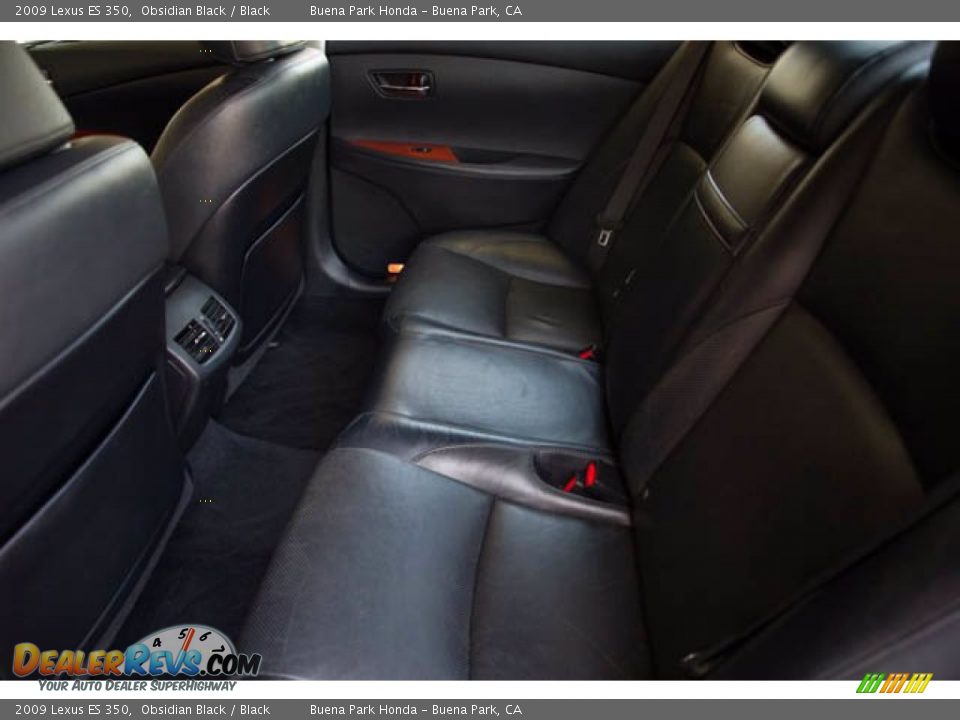 2009 Lexus ES 350 Obsidian Black / Black Photo #4