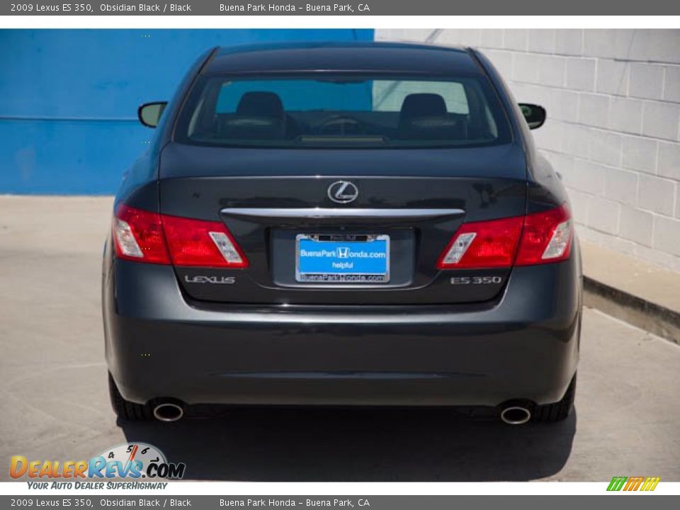 2009 Lexus ES 350 Obsidian Black / Black Photo #9