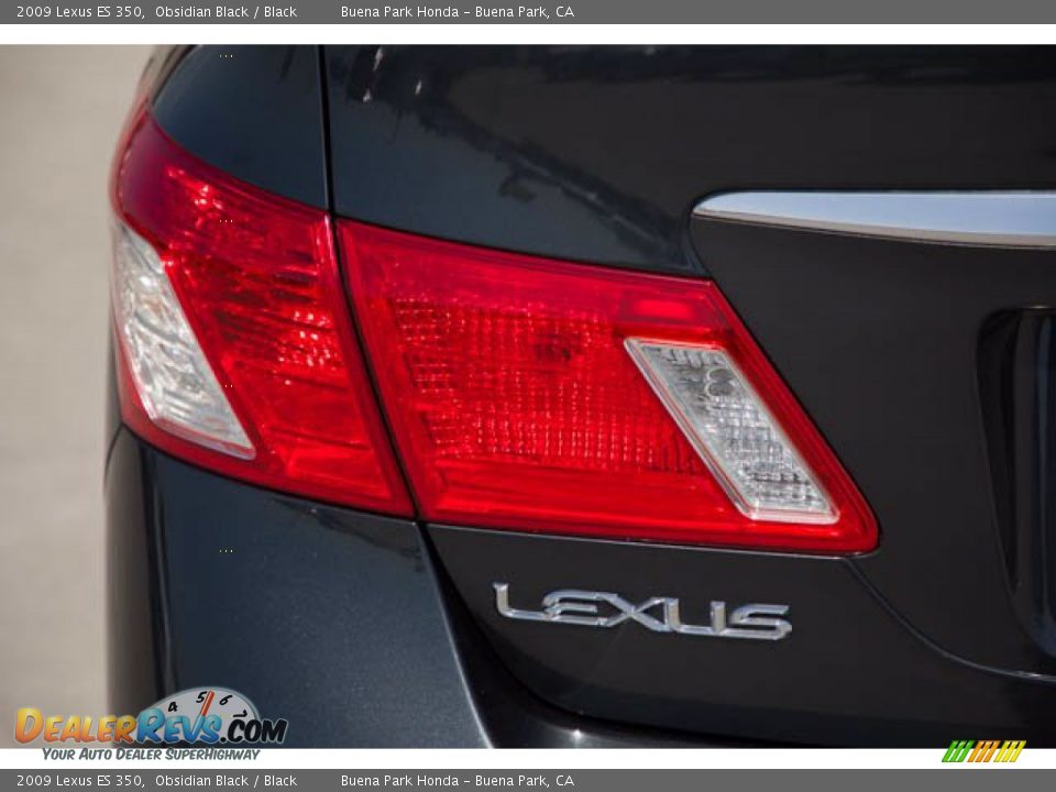 2009 Lexus ES 350 Obsidian Black / Black Photo #10