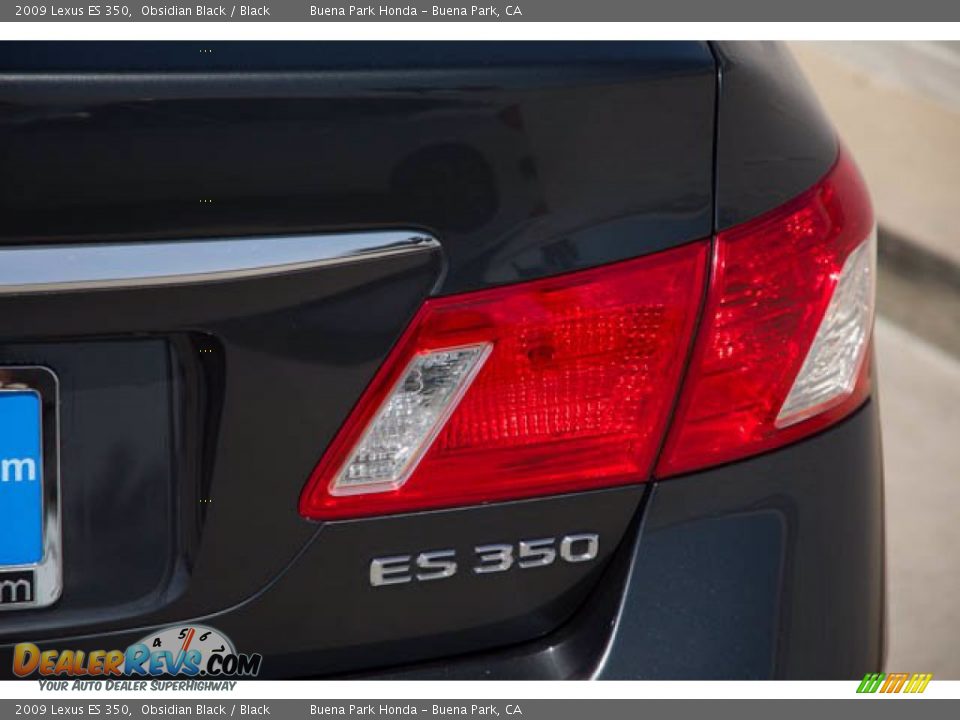 2009 Lexus ES 350 Obsidian Black / Black Photo #11