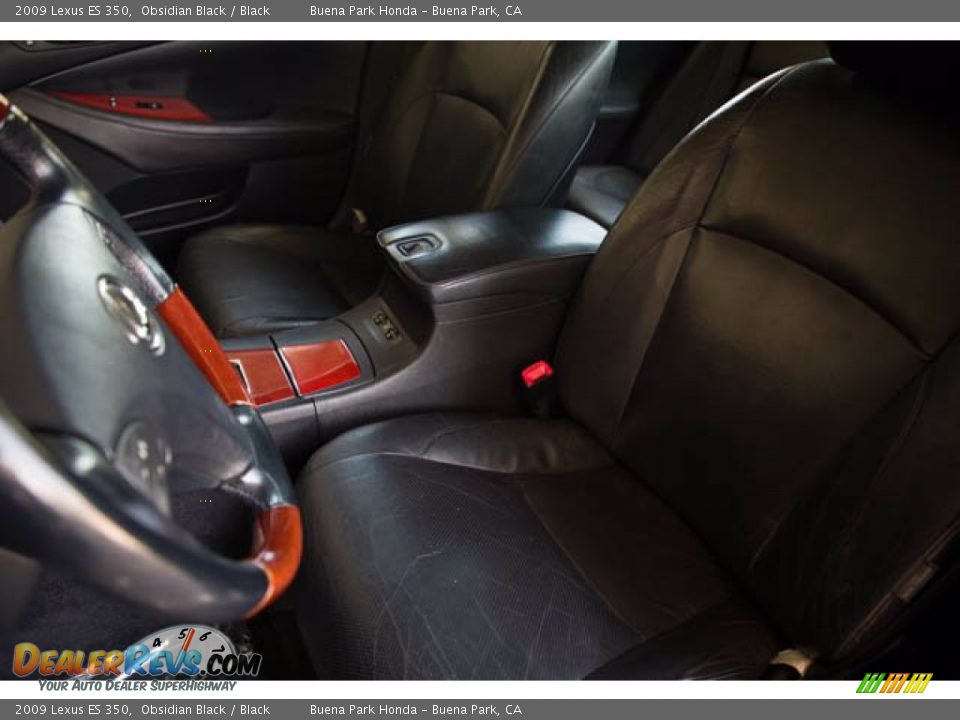 2009 Lexus ES 350 Obsidian Black / Black Photo #17