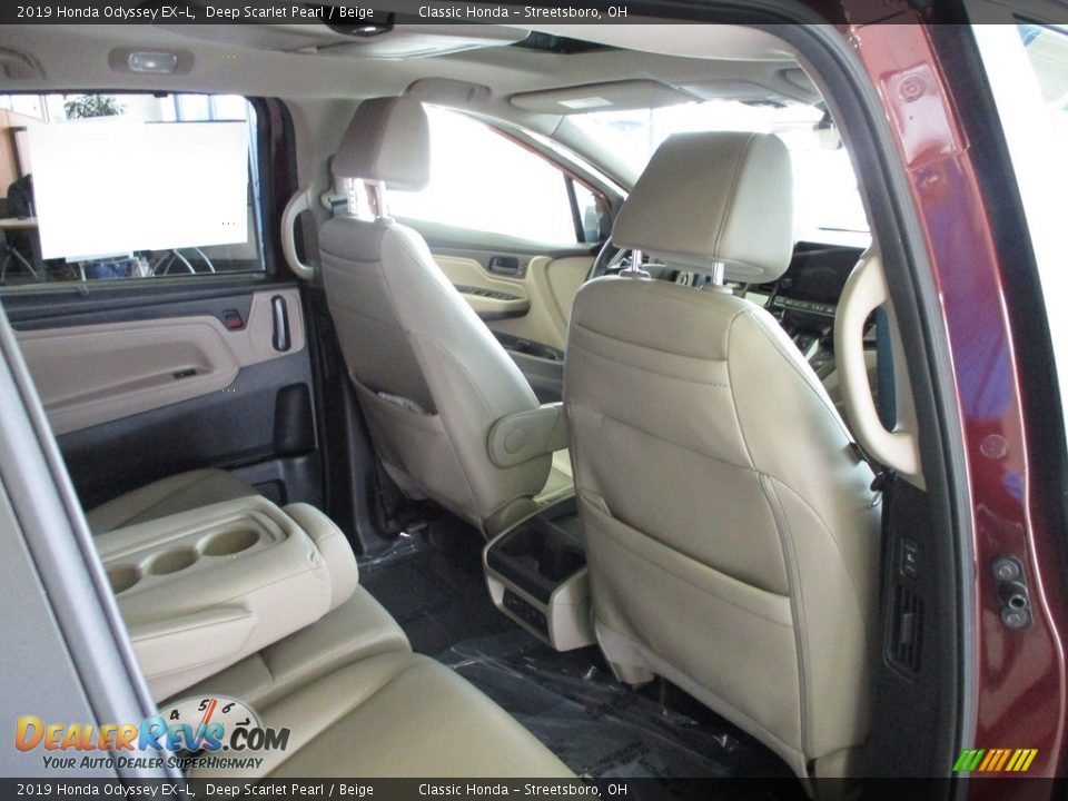 2019 Honda Odyssey EX-L Deep Scarlet Pearl / Beige Photo #18