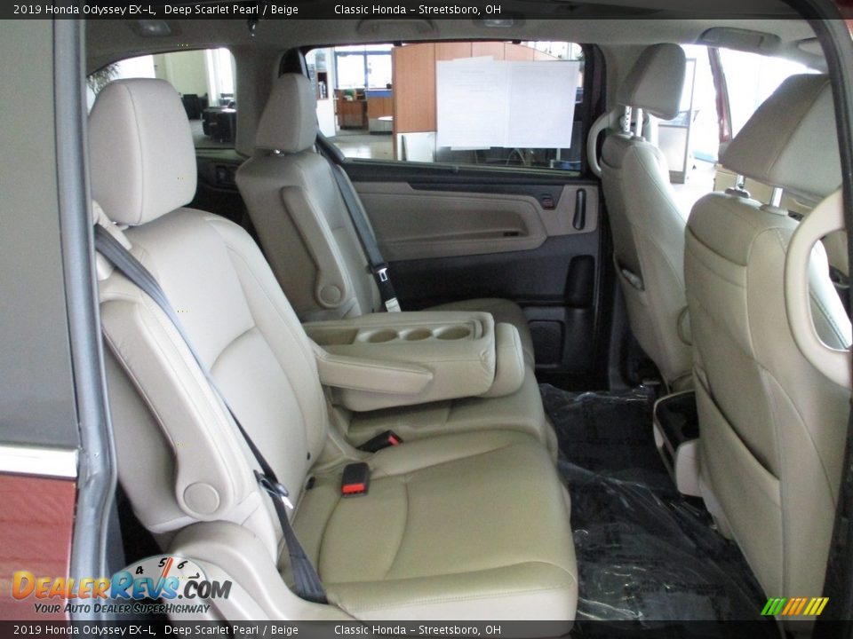 2019 Honda Odyssey EX-L Deep Scarlet Pearl / Beige Photo #19