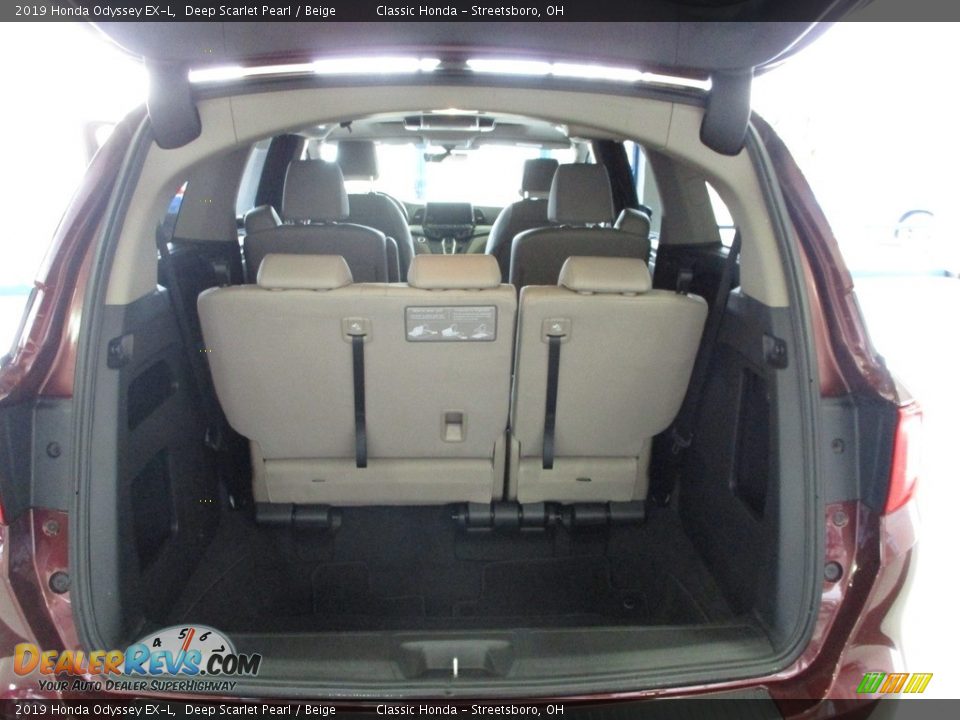 2019 Honda Odyssey EX-L Deep Scarlet Pearl / Beige Photo #22