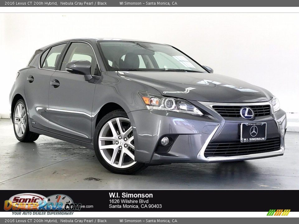 2016 Lexus CT 200h Hybrid Nebula Gray Pearl / Black Photo #1