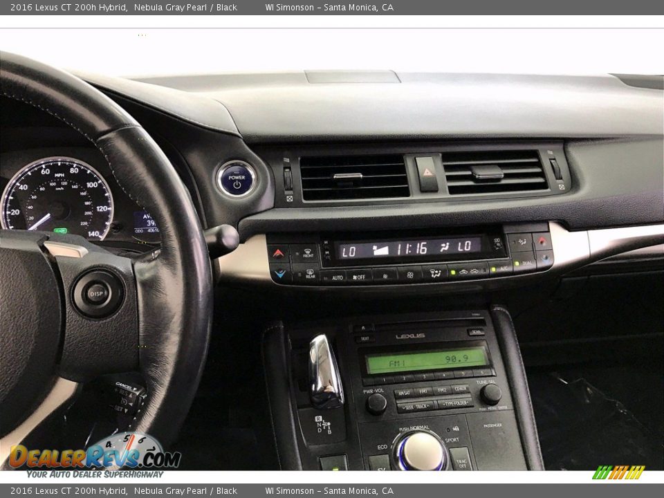 Controls of 2016 Lexus CT 200h Hybrid Photo #5